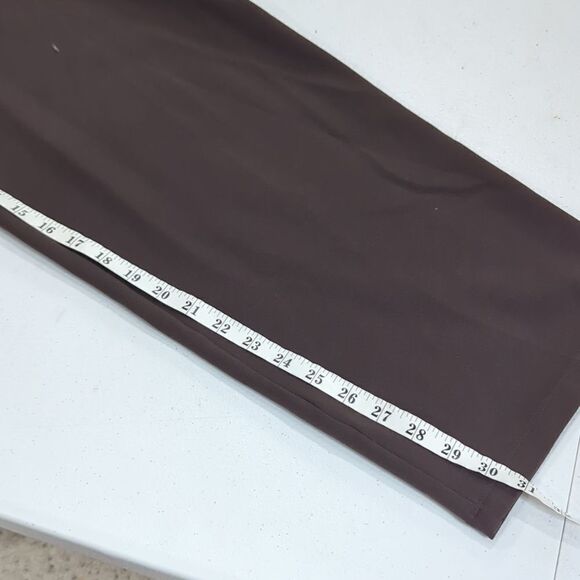 Eileen Fisher Pants Womens Large Brown Straight Leg Classic Minimalist - Picture 9 of 9